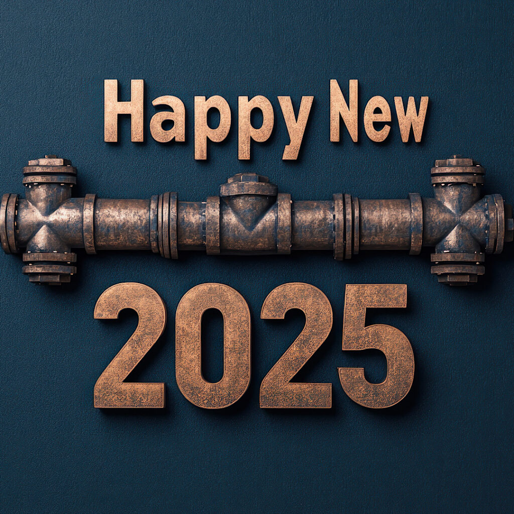 Happy New Year Plumbing 2025